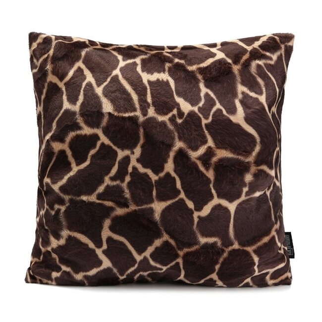 Sierkussen Furry Giraffe | 45 x 45 cm | Polyester