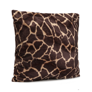 Sierkussen Furry Giraffe | 45 x 45 cm | Polyester
