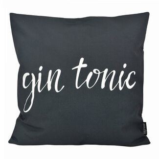 Gek op kussens! Sierkussen Gin Tonic - Outdoor | 45 x 45 cm | Katoen/Polyester