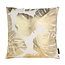 Sierkussen Gold Monstera | 45 x 45 cm | Katoen/Polyester