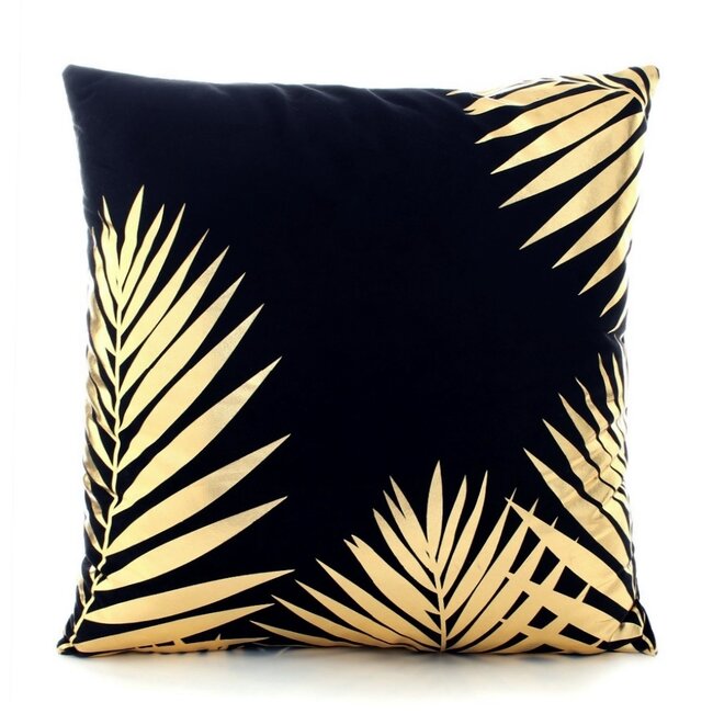 Sierkussen Golden Palm | 45 x 45 cm | Katoen/Polyester