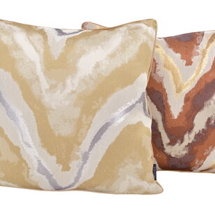 Sierkussen Golden Wave | 45 x 45 cm | Jacquard/Polyester