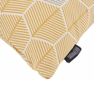 Sierkussen Hexagon Geel | 45 x 45 cm | Katoen/Polyester