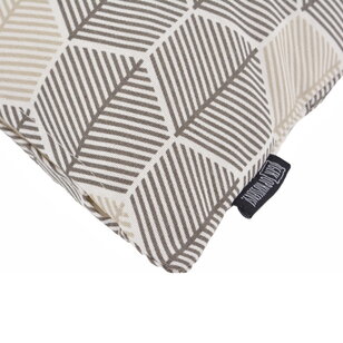 Sierkussen Hexagon Grijs | 45 x 45 cm | Katoen/Polyester