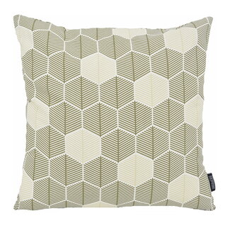 Gek op kussens! Sierkussen Hexagon Groen | 45 x 45 cm | Katoen/Polyester