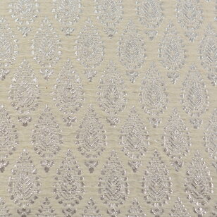 Sierkussen Hila Silver / White | 45 x 45 cm | Polyester