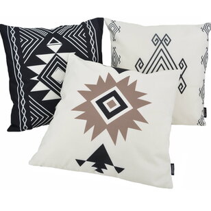 Sierkussen Ibiza Black - Outdoor | 45 x 45 cm | Katoen/Polyester