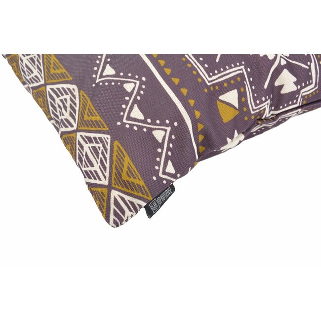 Sierkussen Indian Style Paars | 45 x 45 cm | Katoen/Linnen
