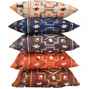 Sierkussen Indian Style Darkblue | 45 x 45 cm | Katoen/Linnen