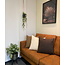 Sierkussen Indico Bruin | 45 x 45 cm | Katoen/Polyester