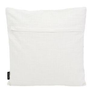 Sierkussen Isha Silver / White | 45 x 45 cm | Katoen