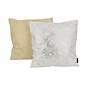 Sierkussen Isha Silver / White | 45 x 45 cm | Katoen