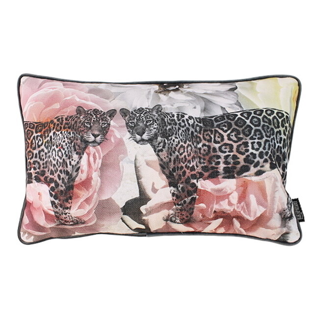 Sierkussen Jacquard Velvet Leopard | 30 x 50 cm | Velvet/Polyester