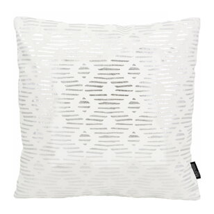Sierkussen Java Silver / White | 45 x 45 cm | Katoen