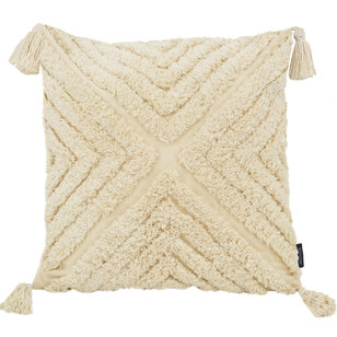 Sierkussen June Boho Ecru | 45 x 45 cm | Katoen