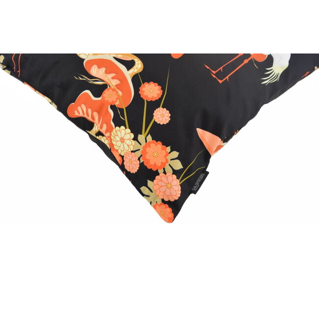 Sierkussen Kraanvogel #4 | 45 x 45 cm | Katoen/Polyester