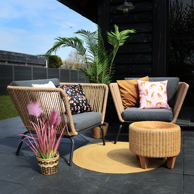 Sierkussen Leopard Print - Outdoor | 45 x 45 cm | Katoen/Polyester