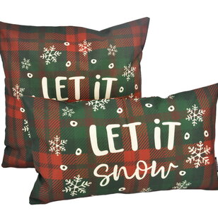 Sierkussen Let It Snow Long | 30 x 50 cm | Katoen/Linnen