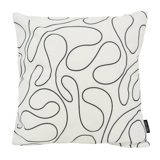 Gek op kussens! Sierkussen Lines Abstract - Outdoor | 45 x 45 cm | Katoen/Polyester