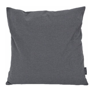 Gek op kussens! Sierkussen Loya Antraciet | 45 x 45 cm | Katoen/Polyester