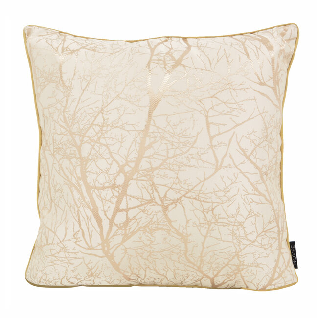 Sierkussen Luxury Marble Beige | 45 x 45 cm | Jacquard / Polyester