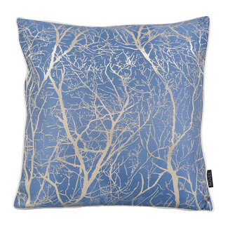 NOVÉE Sierkussen Luxury Marble Blue | 45 x 45 cm | Jacquard / Polyester