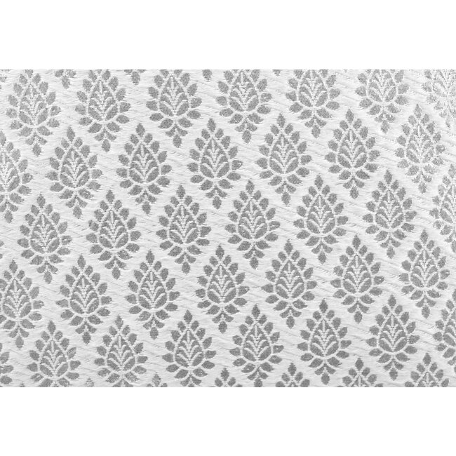 Sierkussen Maya White / Silver | 45 x 45 cm | Polyester