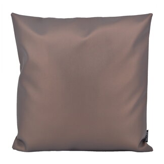 NOVÉE Sierkussen Metallic Matte Bronze | 45 x 45 cm | PU Leder