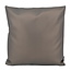 Sierkussen Metallic Matte Brown | 45 x 45 cm | PU Leder