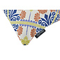 Sierkussen Mozaiek Oranje/Blauw - Outdoor | 45 x 45 cm | Katoen/Polyester