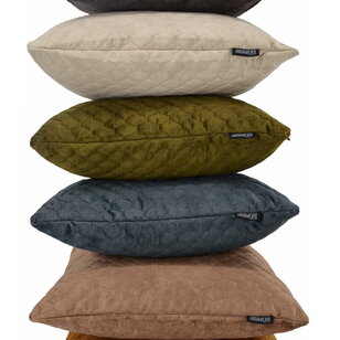Sierkussen Nera Velvet Darkgrey | 45 x 45 cm | Polyester