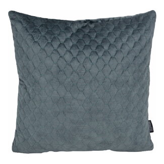 Gek op kussens! Sierkussen Nera Velvet Steel Blue | 45 x 45 cm | Polyester