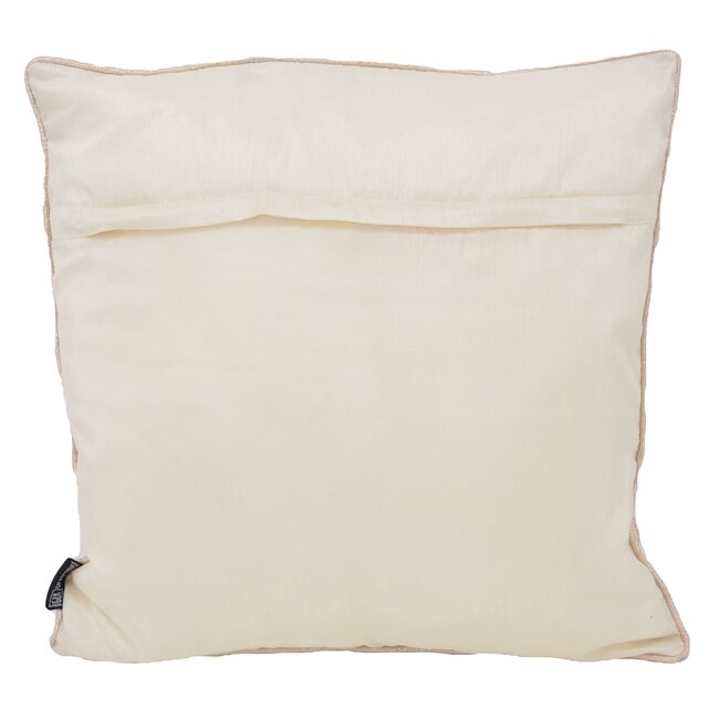 Sierkussen Nila Ivory / Rose | 45 x 45 cm | Polyester