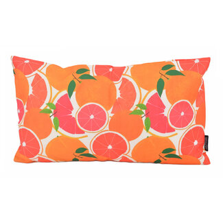 Gek op kussens! Sierkussen Oranges - Outdoor | 30 x 50 cm | Katoen/Polyester