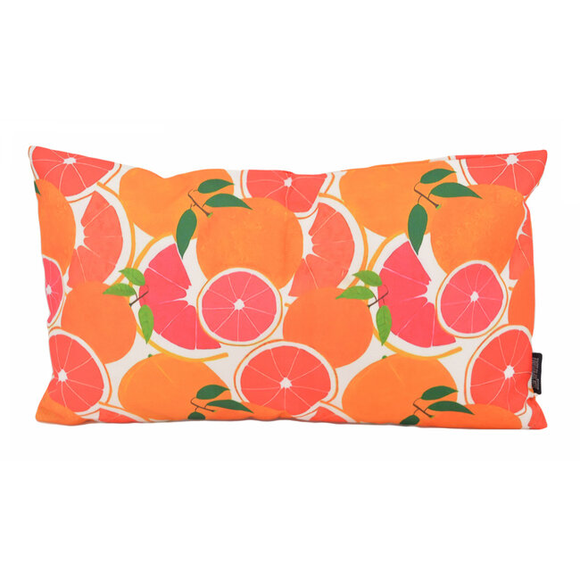 Sierkussen Oranges - Outdoor | 30 x 50 cm | Katoen/Polyester