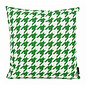 Sierkussen Pied-de-Poule Donkergroen - Outdoor | 45 x 45 cm | Katoen/Polyester