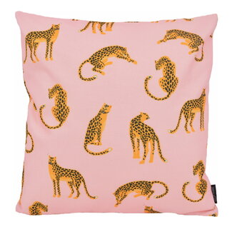 Gek op kussens! Sierkussen Pink Leopard | 45 x 45 cm | Katoen/Linnen