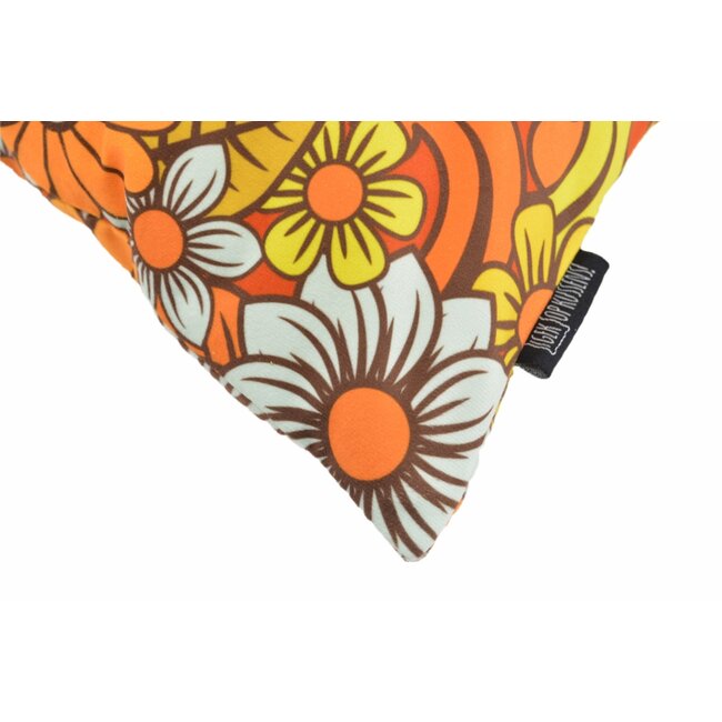 Sierkussen Retro Nola Flowers | 45 x 45 cm | Katoen/Polyester