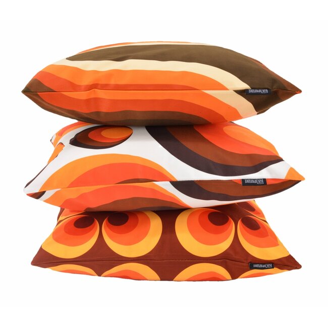 Sierkussen Retro Style #1 | 45 x 45 cm | Katoen/Polyester