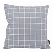 Sierkussen Vierkantjes Grijs/Wit | 45 x 45 cm | Katoen/Polyester
