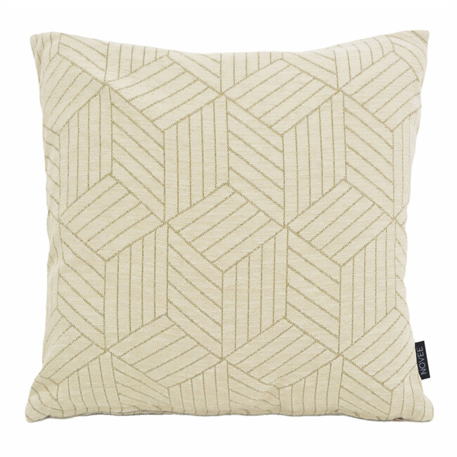 Sierkussen Salla Beige | 45 x 45 cm | Katoen/Polyester