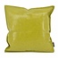 Sierkussen Shiny Leather Groen | 45 x 45 cm | PU Leder