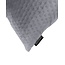 Sierkussen Silver Grey Button Velvet | 45 x 45 cm | Velvet/Polyester