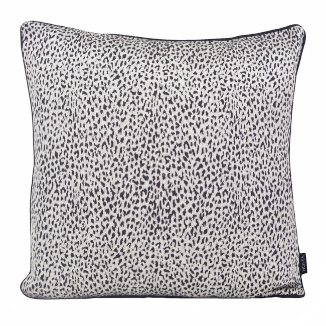 Sierkussen Silver Leopard | 45 x 45 cm | Jacquard/Polyester