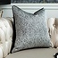 Sierkussen Silver Leopard | 45 x 45 cm | Jacquard/Polyester