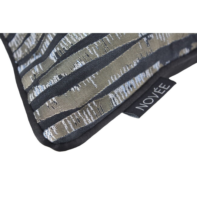 Sierkussen Silver Lines | 45 x 45 cm | Jacquard/Polyester