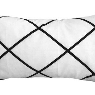 Sierkussen Soft Criss Cross | 30 x 50 cm | Katoen/Polyester