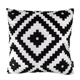 Gek op kussens! Sierkussen Soft Graphic Black | 45 x 45 cm | Katoen/Polyester