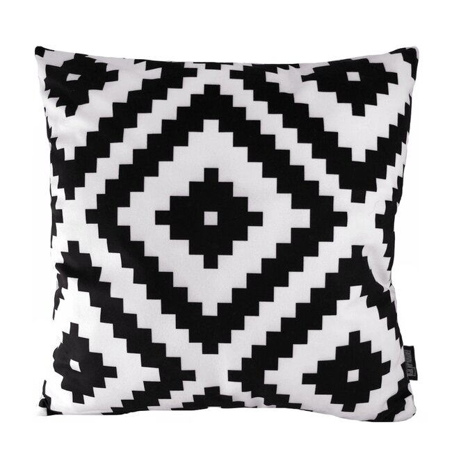 Sierkussen Soft Graphic Black | 45 x 45 cm | Katoen/Polyester