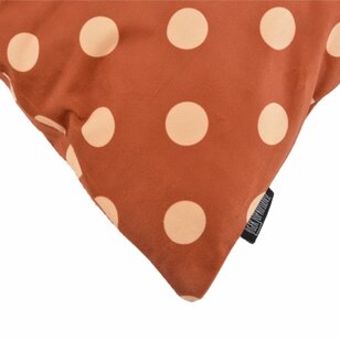 Sierkussen Stippen Bruin/Poeder | 45 x 45 cm | Katoen/Polyester